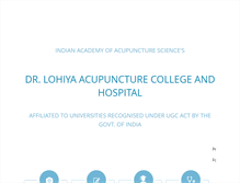 Tablet Screenshot of drlohiya.com
